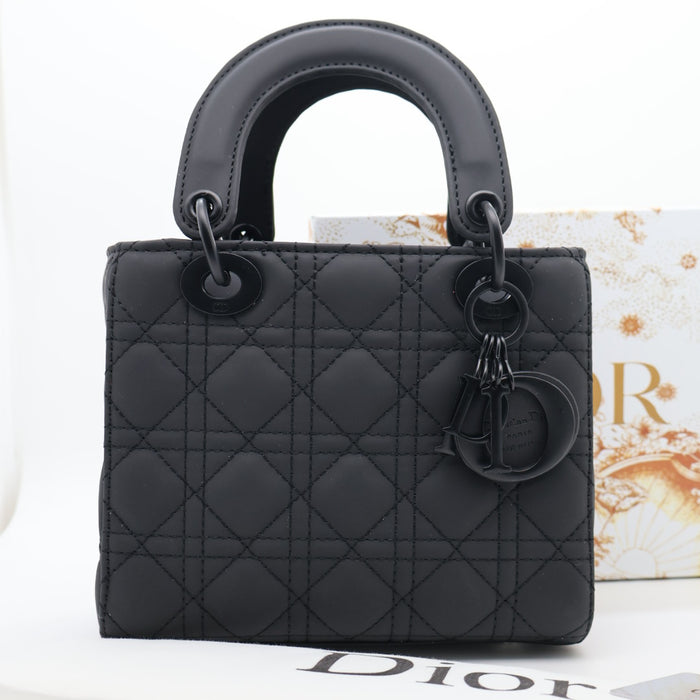 Christian Dior Lady Dior Small Bag – Matte Burgundy Cannage Calfskin