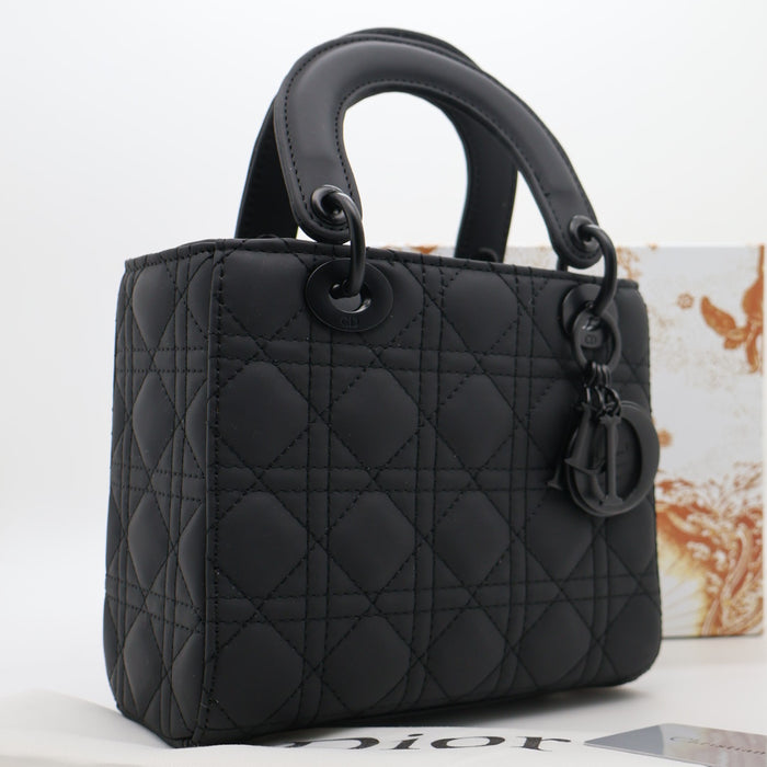 Christian Dior Lady Dior Small Bag – Matte Burgundy Cannage Calfskin