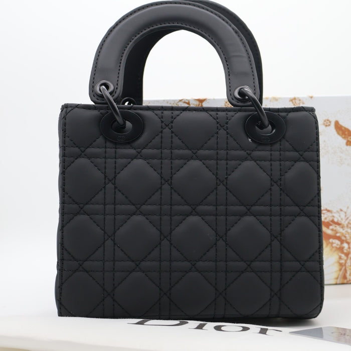 Christian Dior Lady Dior Small Bag – Matte Burgundy Cannage Calfskin