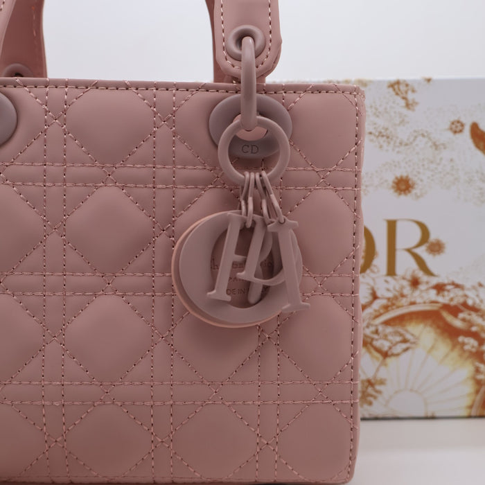 Christian Dior Lady Dior Small Bag – Matte Burgundy Cannage Calfskin