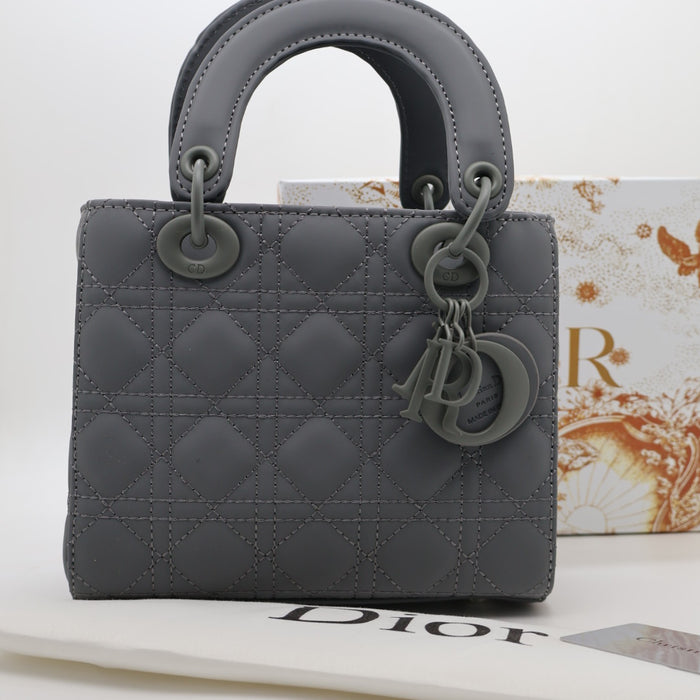 Christian Dior Lady Dior Small Bag – Matte Burgundy Cannage Calfskin