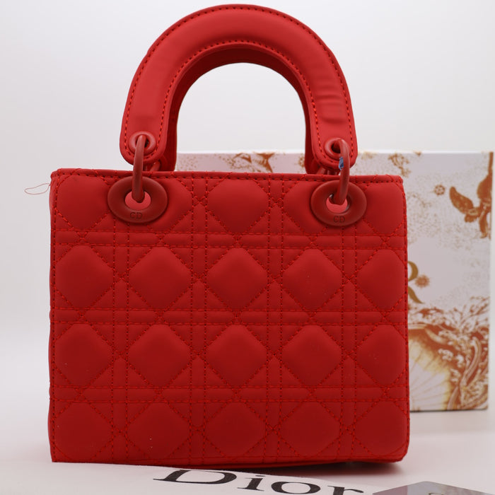 Christian Dior Lady Dior Small Bag – Matte Burgundy Cannage Calfskin