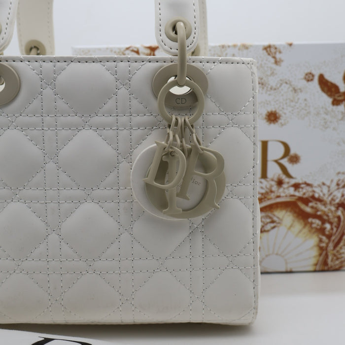 Christian Dior Lady Dior Small Bag – Matte Burgundy Cannage Calfskin