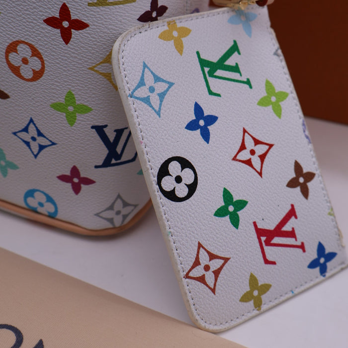 Louis Vuitton Multi-Color Monogram Bucket Bag – Black