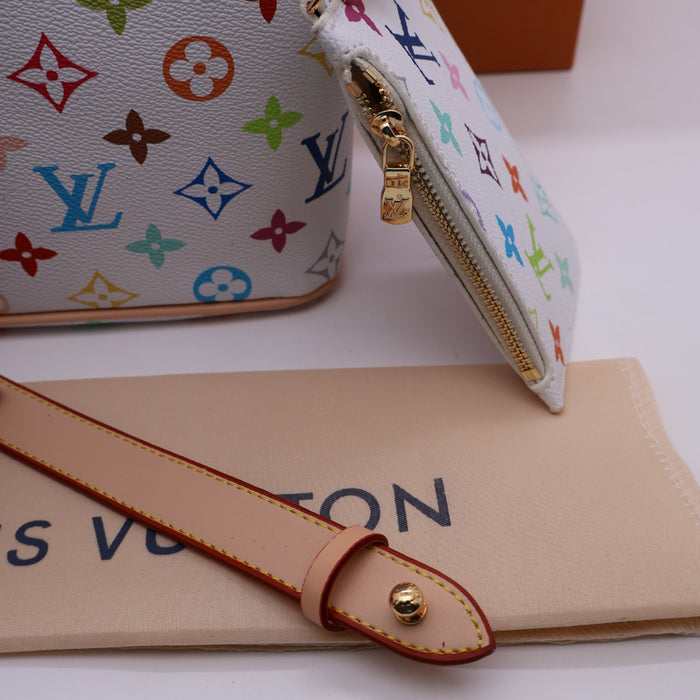 Louis Vuitton Multi-Color Monogram Bucket Bag – Black