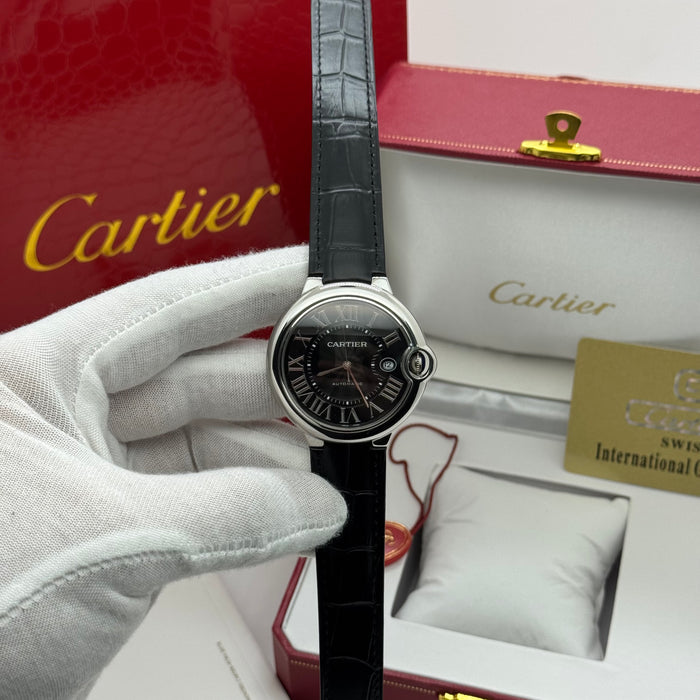 Cartier Classic Automatic Watch – Black Dial – Classic Roman Numerals