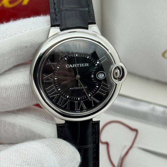 Cartier Classic Automatic Watch – Black Dial – Classic Roman Numerals