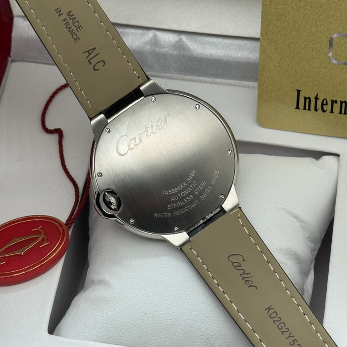 Cartier Classic Automatic Watch – Black Dial – Classic Roman Numerals