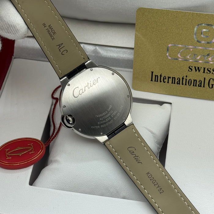 Cartier Classic Automatic Watch 42MM – Silver Case – White Dial – Roman Numerals