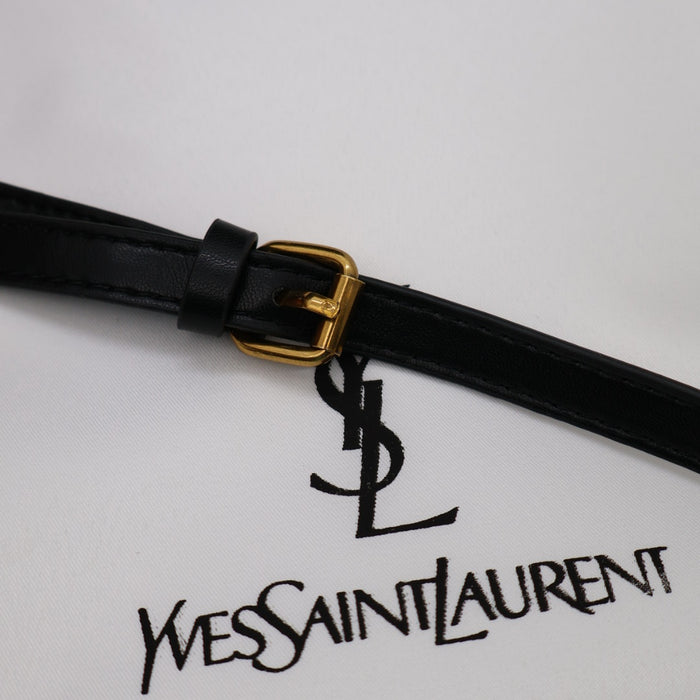 Saint Laurent Lou Camera Bag in Red Chevron Leather with Gold Hardware