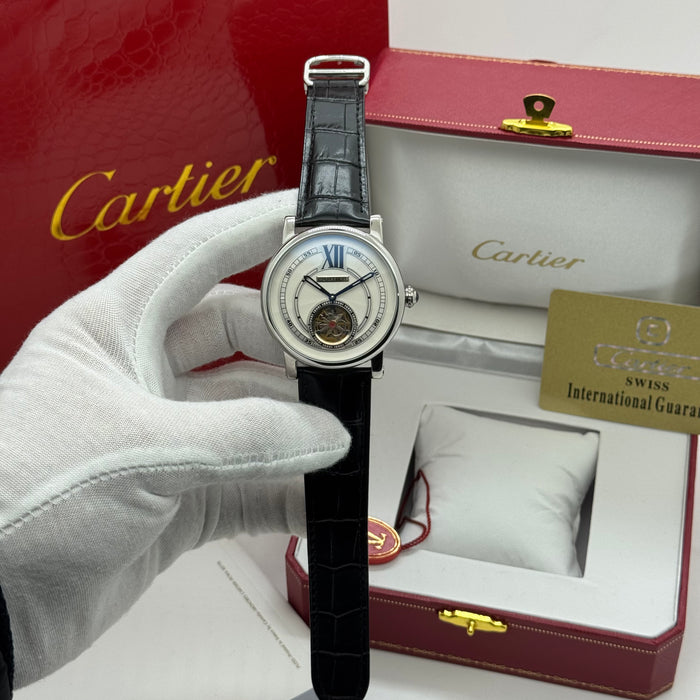 Cartier Classic Automatic Open-Heart Watch – Silver Case 42MM
