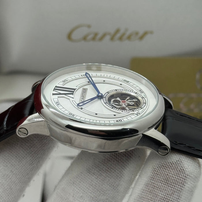 Cartier Classic Automatic Open-Heart Watch – Silver Case 42MM