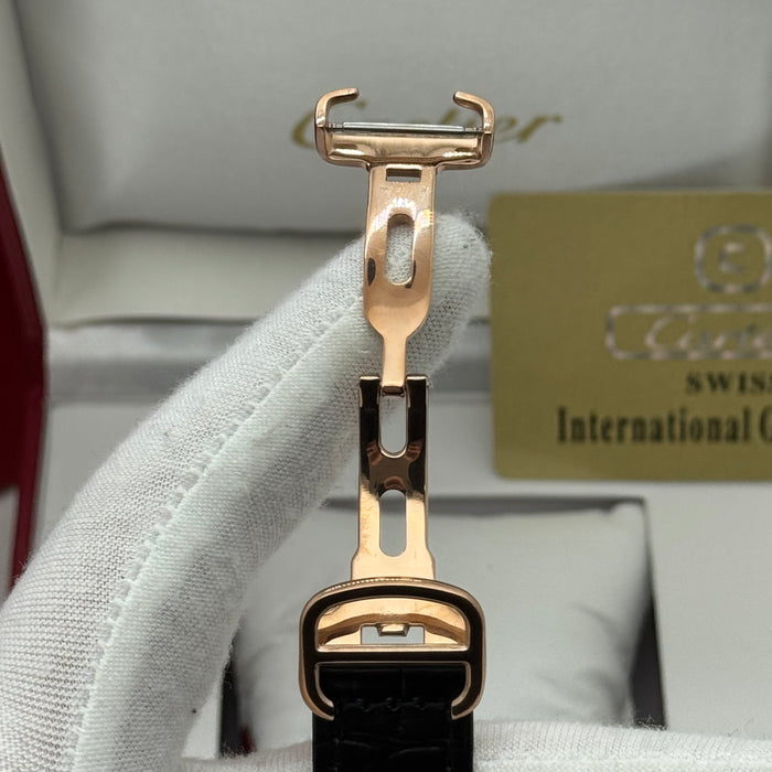 Cartier Skeleton Tourbillon Automatic Watch with Moonphase 42MM