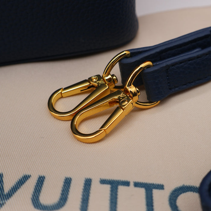 Louis Vuitton Capucines BB Bag – Grained Leather with Gold Hardware