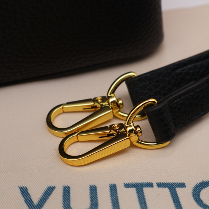 Louis Vuitton Capucines BB Bag – Grained Leather with Gold Hardware
