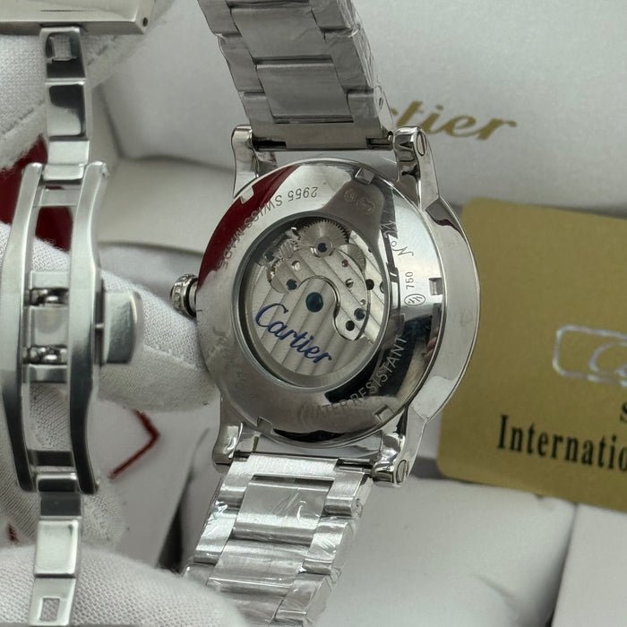 Cartier Ballon Bleu Skeleton Automatic Watch – Stainless Steel / Rose Gold Finish