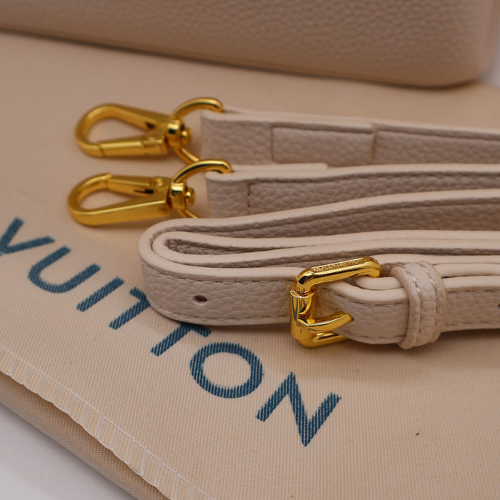 Louis Vuitton Capucines BB Bag – Two-Tone Grained Leather with Gold Details