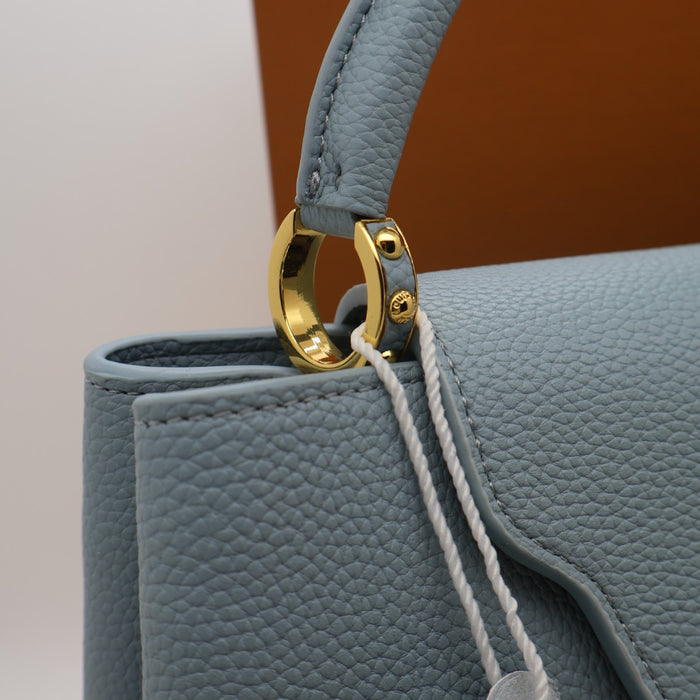 Louis Vuitton Capucines BB Bag – Grained Leather with Ivory LV Logo