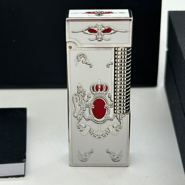 Dunhill Silver Luxury Lighter – Enamel Detail | Swiss Made
