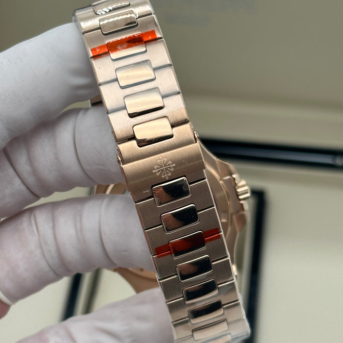 Patek Philippe Nautilus 5711 Ruby Bezel – Rose Gold | Swiss Super Clone Automatic
