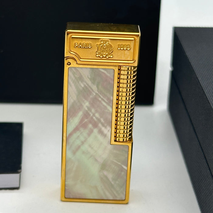 Dunhill Gold Mother of Pearl Lighter – Paris 1893 Edition | Swiss Made Luxury