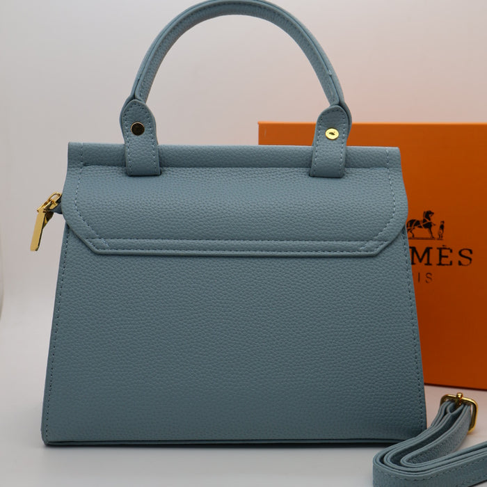 Hermès Togo Leather Handbag with Gold Hardware