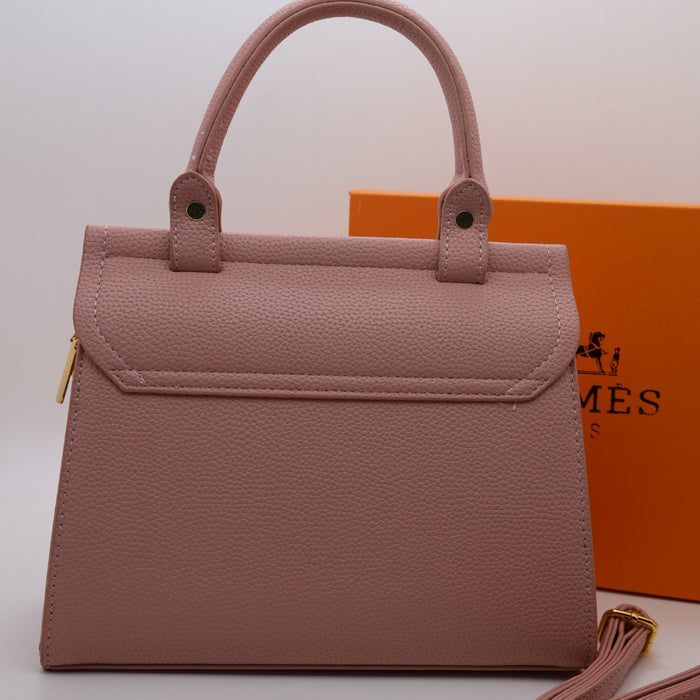 Hermès Togo Leather Handbag with Gold Hardware