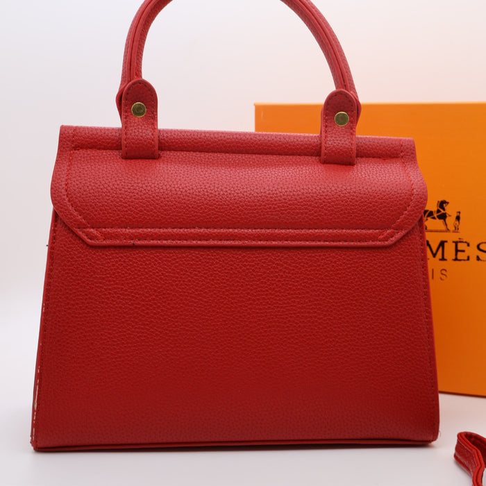 Hermès Togo Leather Handbag with Gold Hardware