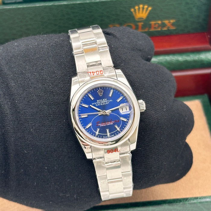 Rolex Datejust 31 mm Blue Index Dial Steel