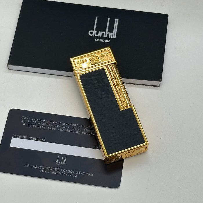 Dunhill Gold Carbon Fiber Lighter – Paris 1893 | Swiss Made Prestige Edition