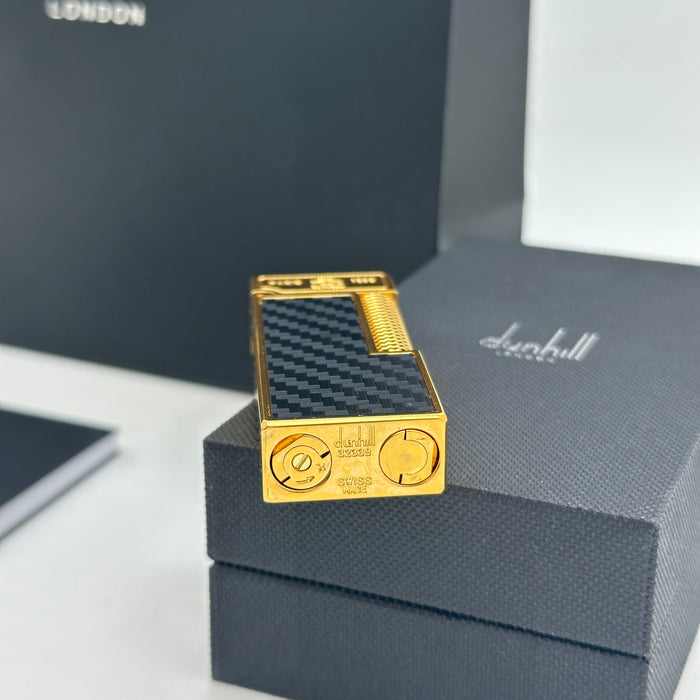 Dunhill Gold Carbon Fiber Lighter – Paris 1893 | Swiss Made Prestige Edition