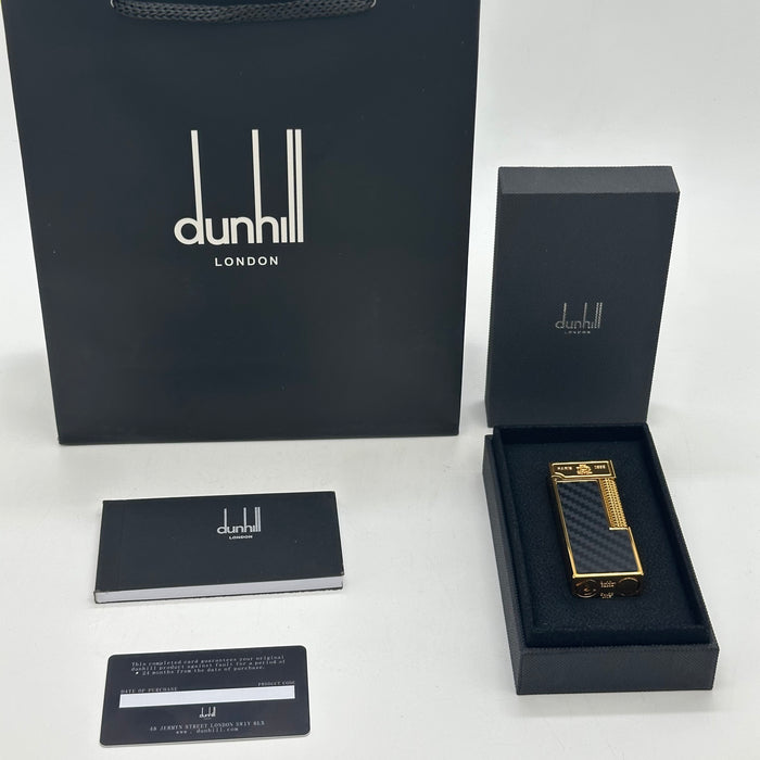 Dunhill Gold Carbon Fiber Lighter – Paris 1893 | Swiss Made Prestige Edition
