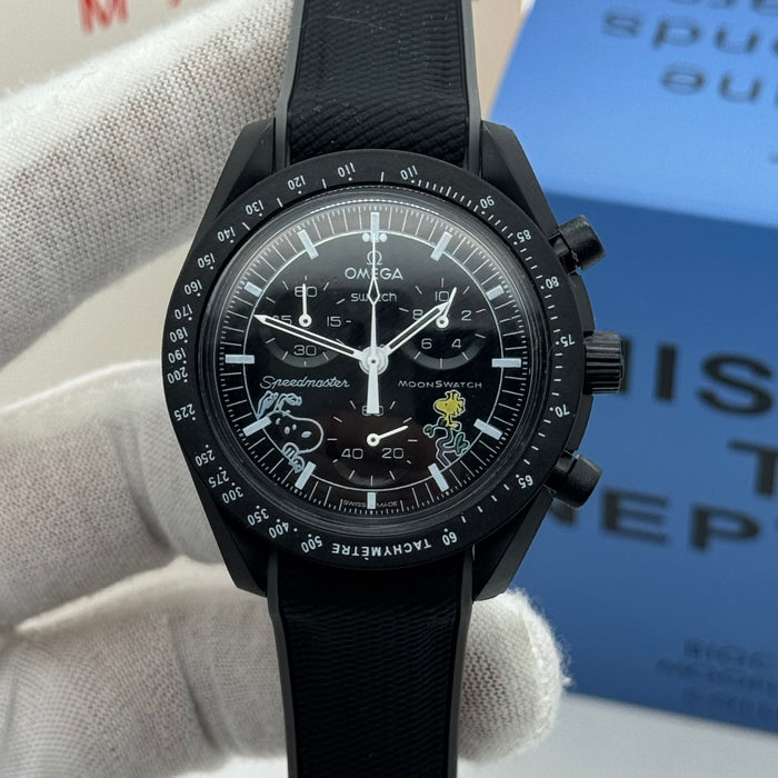 Omega X Swatch Snoopy Mission To Uranus