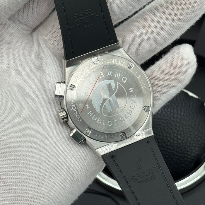 Hublot Classic Fusion Skeleton Chronograph – Silver Case | Leather Strap