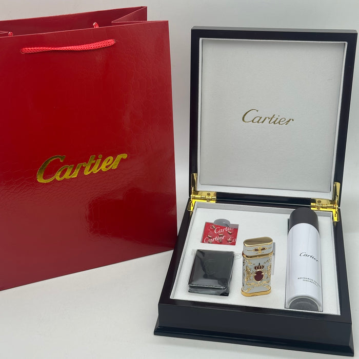 Cartier Style Luxury Lighter Gift Set – Premium Box Edition