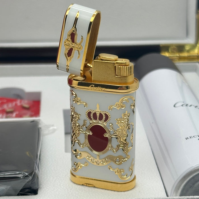 Cartier Style Luxury Lighter Gift Set – Premium Box Edition
