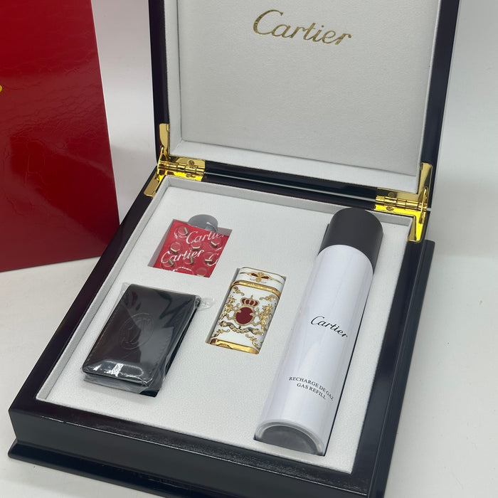 Cartier Style Luxury Lighter Gift Set – Premium Box Edition