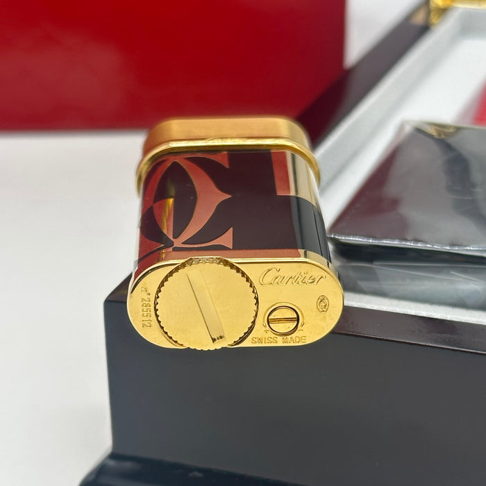 Cartier Signature Luxury Lighter – Black & Gold Icon Edition