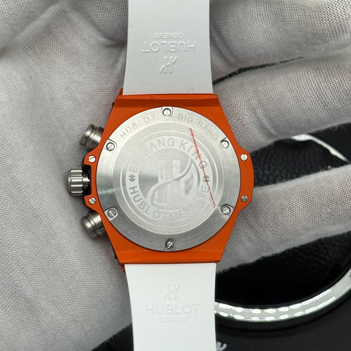 Hublot Big Bang Unico Chronograph – Orange & Blue Ceramic | Rubber Strap