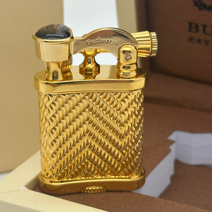Burberry Luxury Gold Lighter – Limited Style Edition