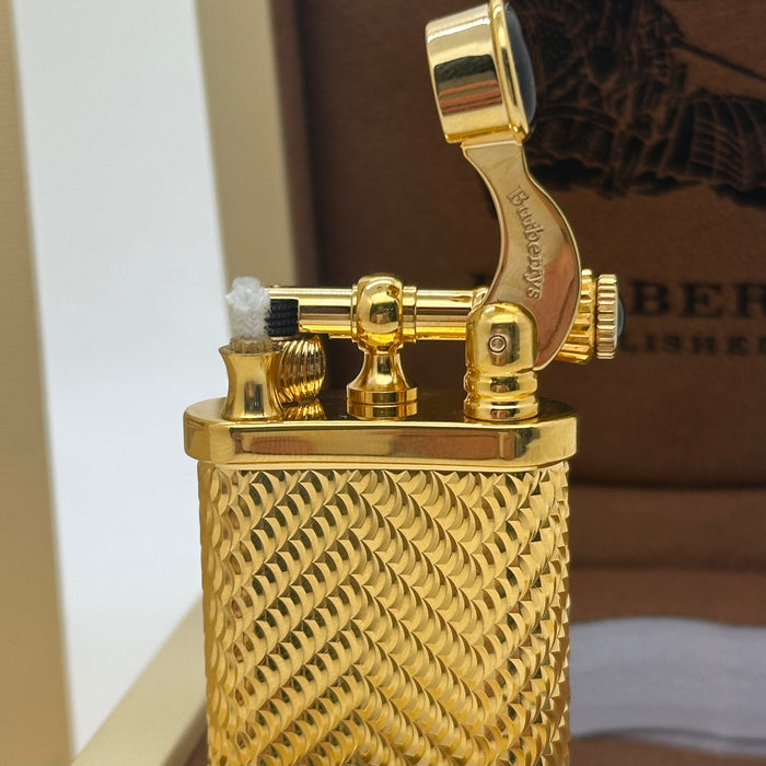 Burberry Luxury Gold Lighter – Limited Style Edition