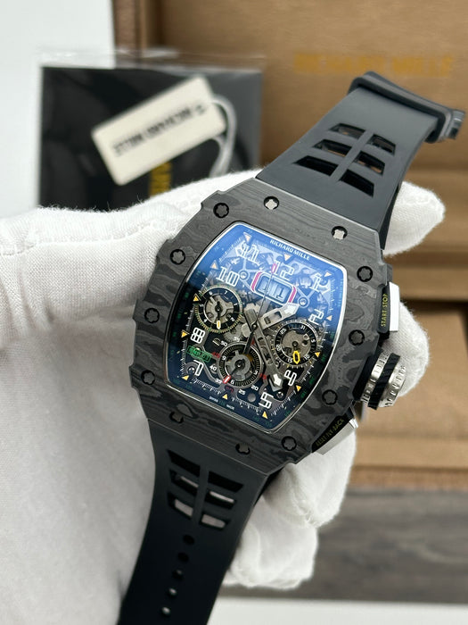 Richard Mille Rafa RM11-03 Carbon White Automatic Watch