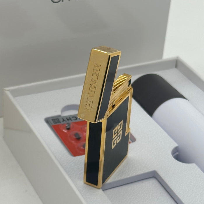 Givenchy Style Luxury Lighter – Black & Gold Edition