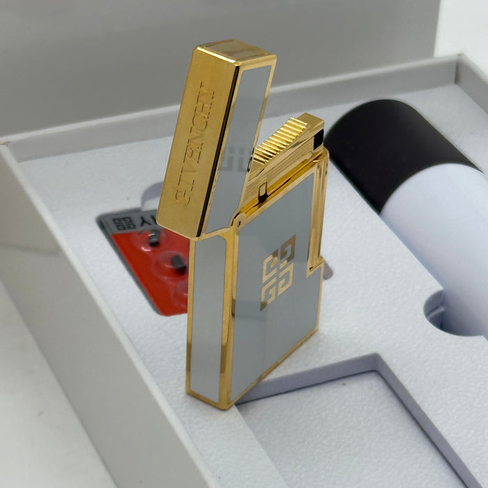 Givenchy Style Luxury Lighter – Gold & Yellow Edition