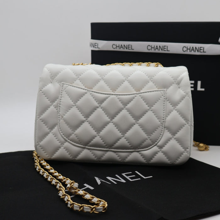 Chanel Classic Flap Bag Quilted Leather with Gold Hardware