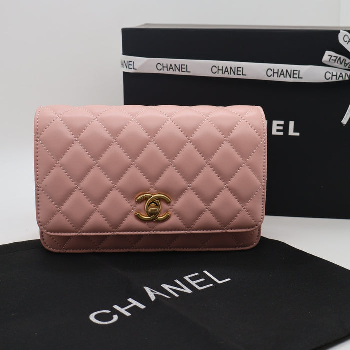 Chanel Classic Flap Bag Quilted Leather with Gold Hardware