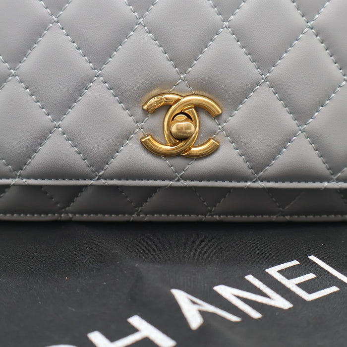 Chanel Classic Flap Bag Quilted Leather with Gold Hardware