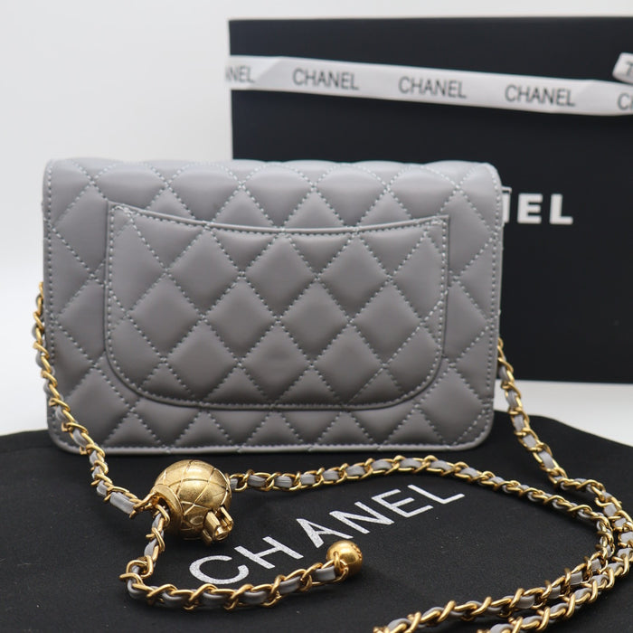 Chanel Classic Flap Bag Quilted Leather with Gold Hardware