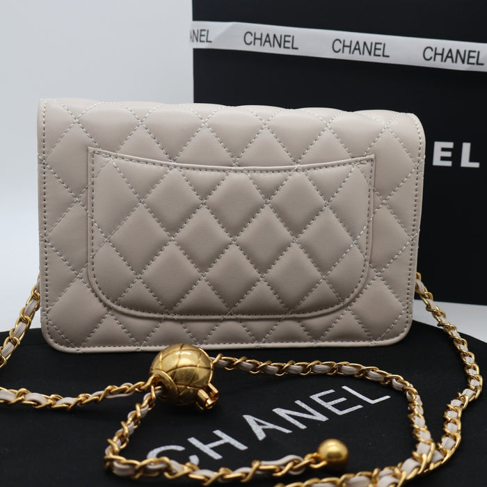 Chanel Classic Flap Bag Quilted Leather with Gold Hardware