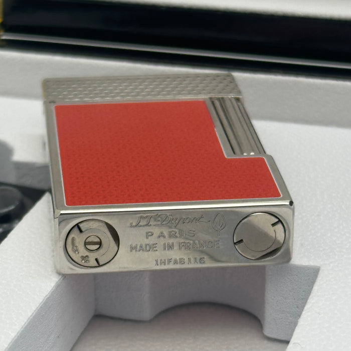 S.T. Dupont Luxury Lighter Gift Set – Red Lacquer Edition (Made in France)